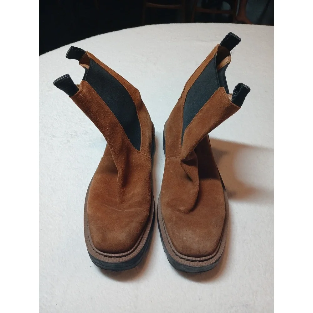 Sam Edelman Laguna‎ Frontier Brown Suede Chelsea Boots H26800L203 Size 7.5 M